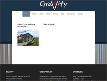 Tablet Screenshot of gravitywine.com